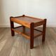 Table basse en teck, années 80