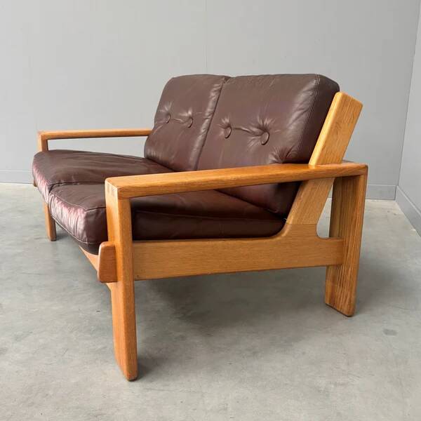 Vintage Asko Bonanza 2 seat sofa, Finland 1960s