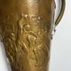 Vintage umbrella stands in solid brass and copper – Relief decoration