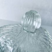 Bonbonnière cœur en verre