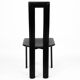 Postmodern Set of ten leather dining chairs by Antonello Mosca for Ycami. I