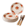 Lot 6 assiettes vintage - Moulin des loups