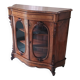 Meuble d'appui en placage de ronce de noyer style Napoléon III ou fin XIX