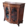 Meuble d'appui en placage de ronce de noyer style Napoléon III ou fin XIX