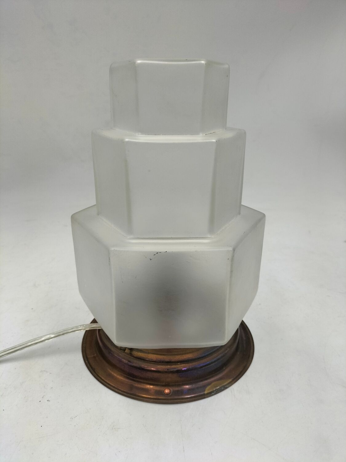 Art Deco table lamp "skyscraper"