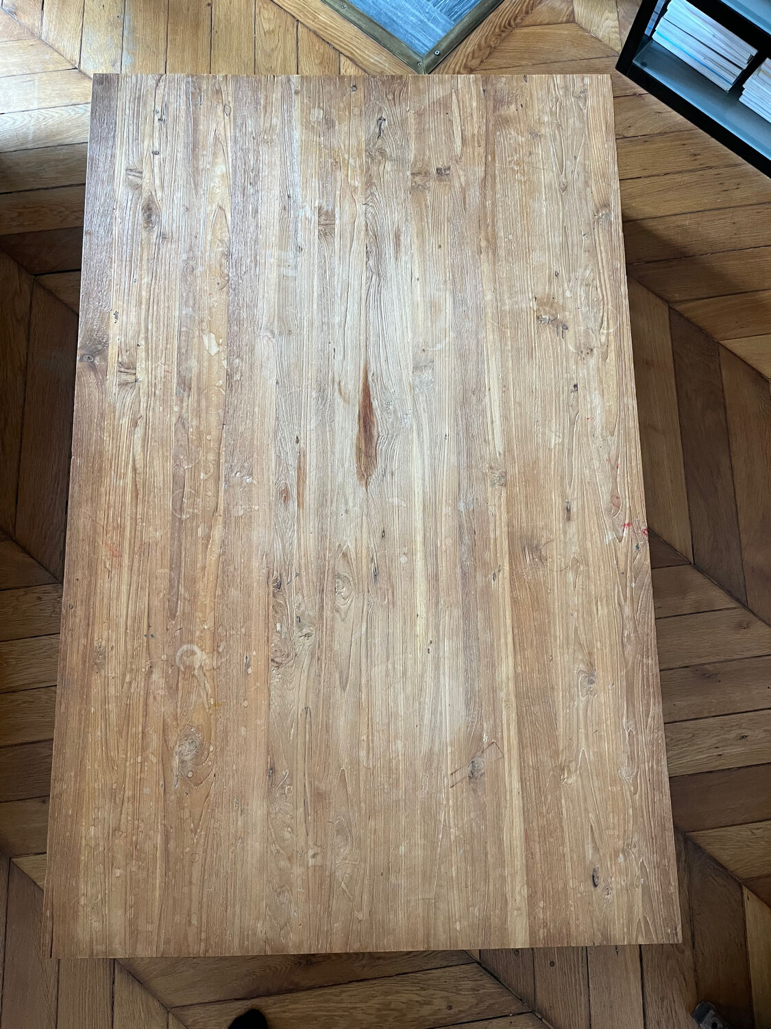 Recycled teak coffee table