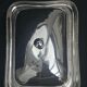 English silver butter dish