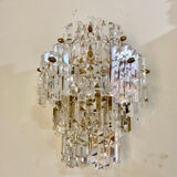 Kinkeldey wall lamp crystal gilding structure, 1970