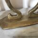 Pair of vintage brass bookends