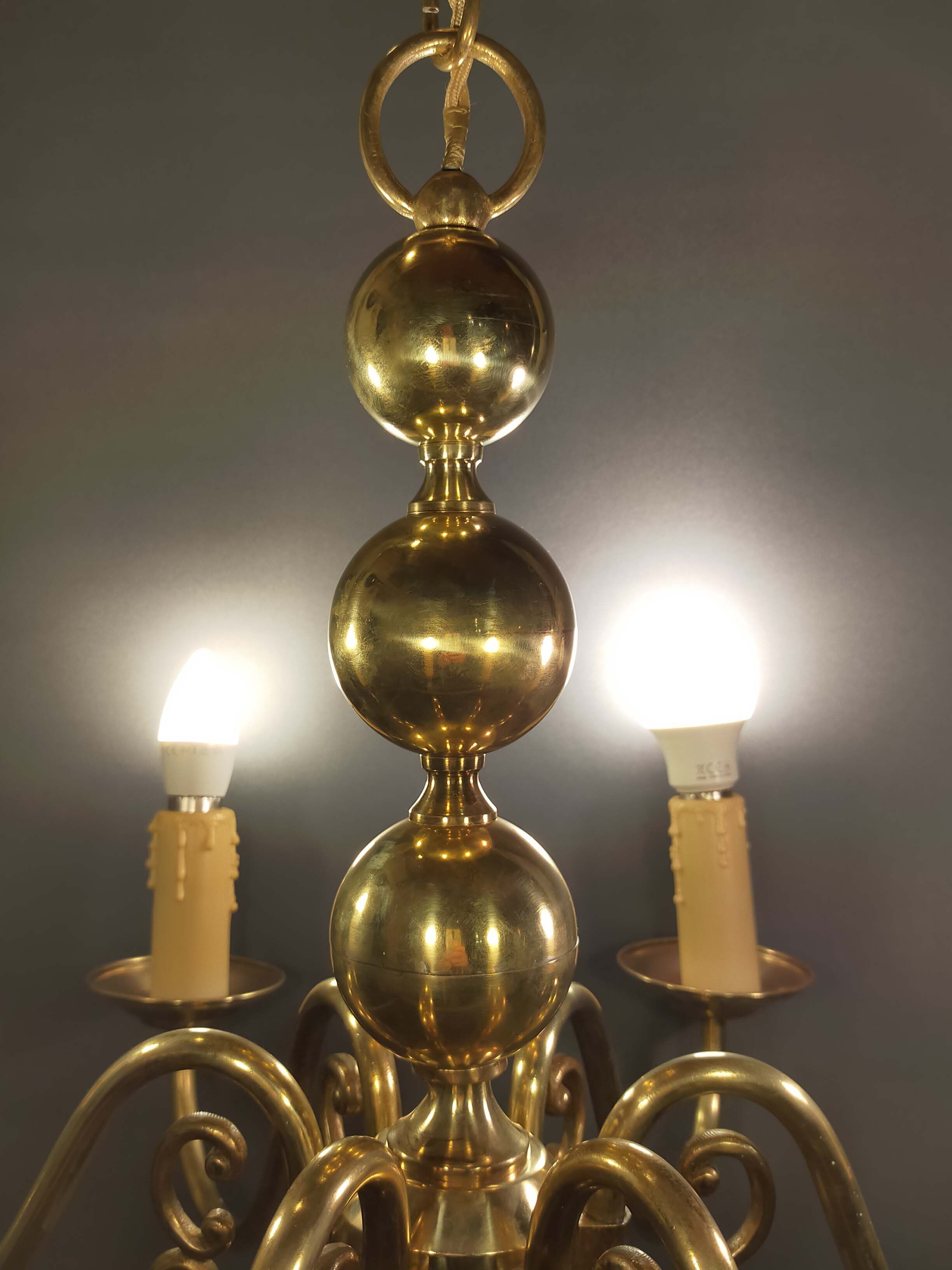 Dutch chandelier 6 lights
