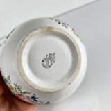 Set of 2 KG Lunéville bowls, street lamp model, early 20th century