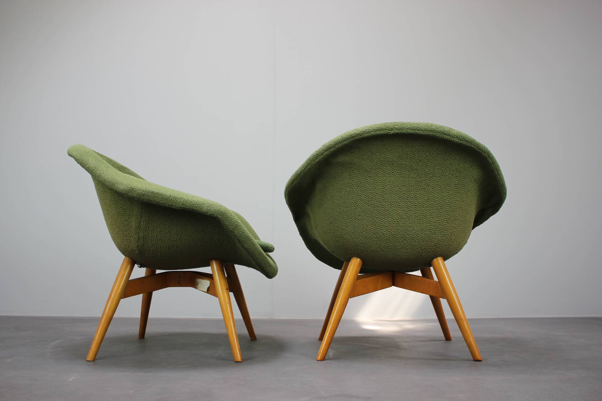 Mid-century Set of 2 Armchairs by Miroslav Navrátil, 1950s, Czechoslovakia