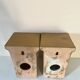 Duo de Consoles murales en terre cuite