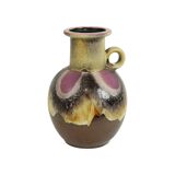 Fat Lava Vase Purple Brown West Germany Dumler Breiden 667-25