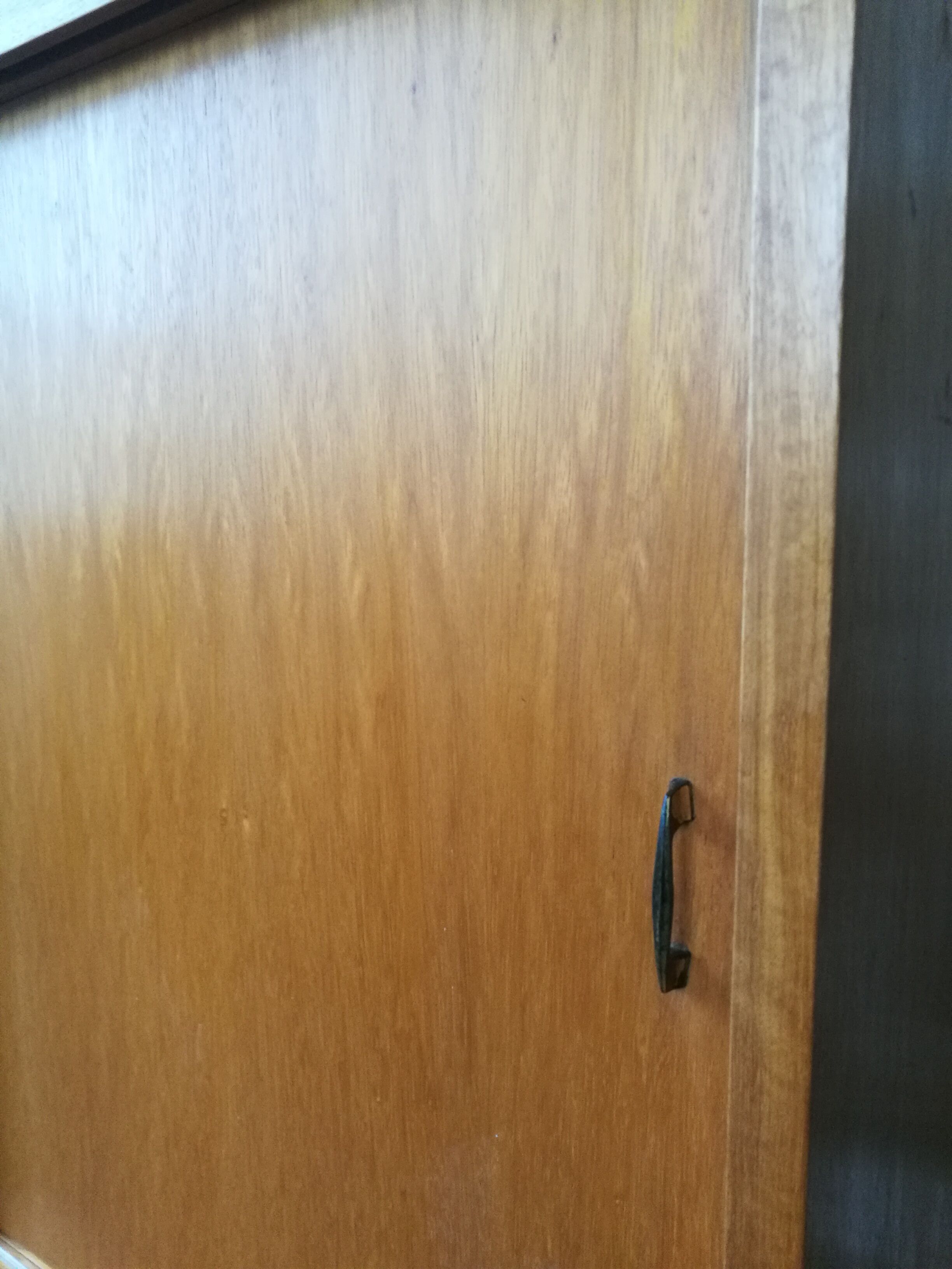 Vintage sideboard sliding doors 1970