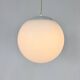 Lampe boule suspendue vintage en verre par hala zeist, 1960s