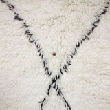 Beni Ouarain diamond carpet - 174x126 cm