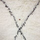 Beni Ouarain diamond carpet - 174x126 cm