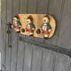 Porte Manteaux - Serviettes Pinocchio Superbe Travail Artisanal Années 40/50