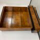 Art Deco display cabinet in walnut