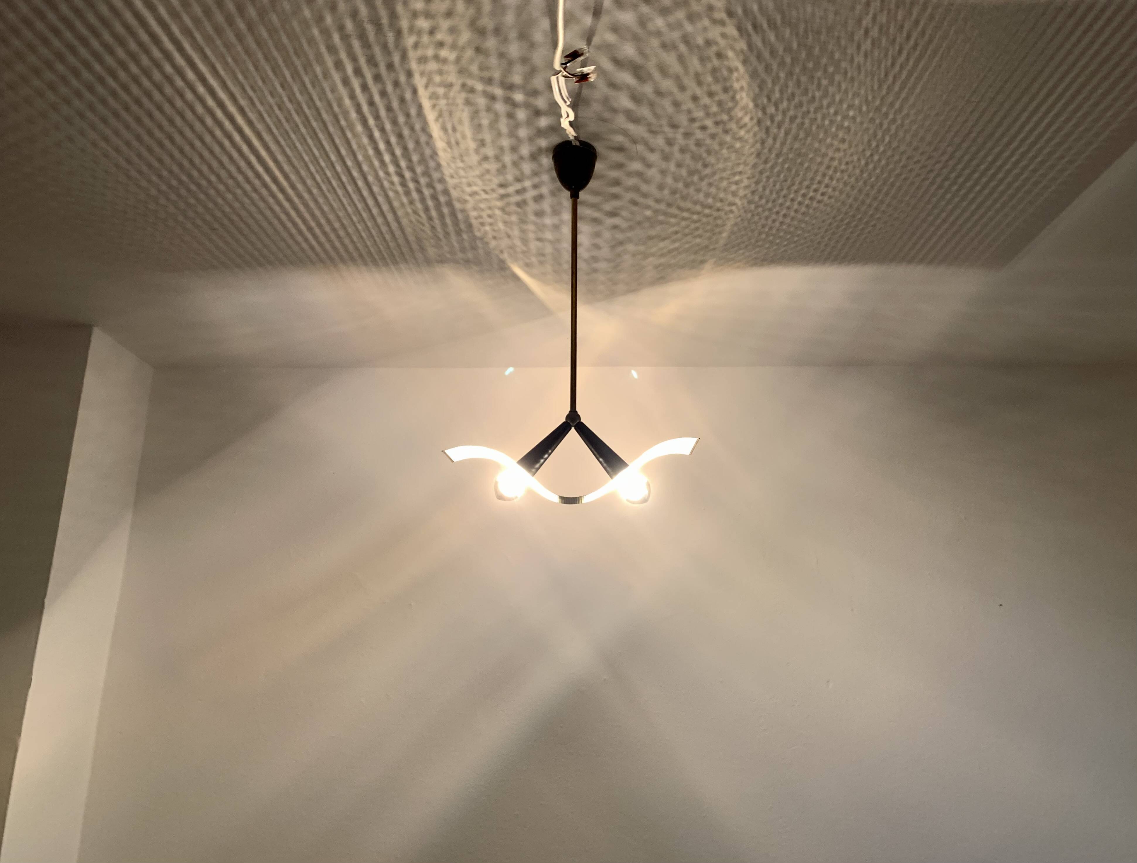 Italian Brass Ceiling Lamp