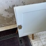 Brutalist black sideboard from the 60s