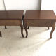 2 Louis XVI style Vintage bedside tables in varnished wood
