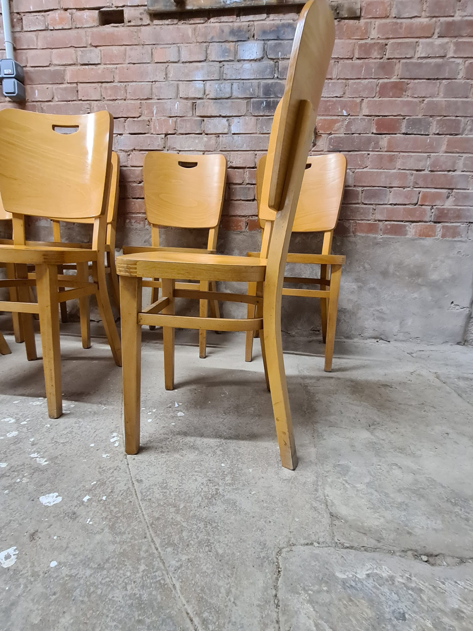 Set of 12 bistro chairs