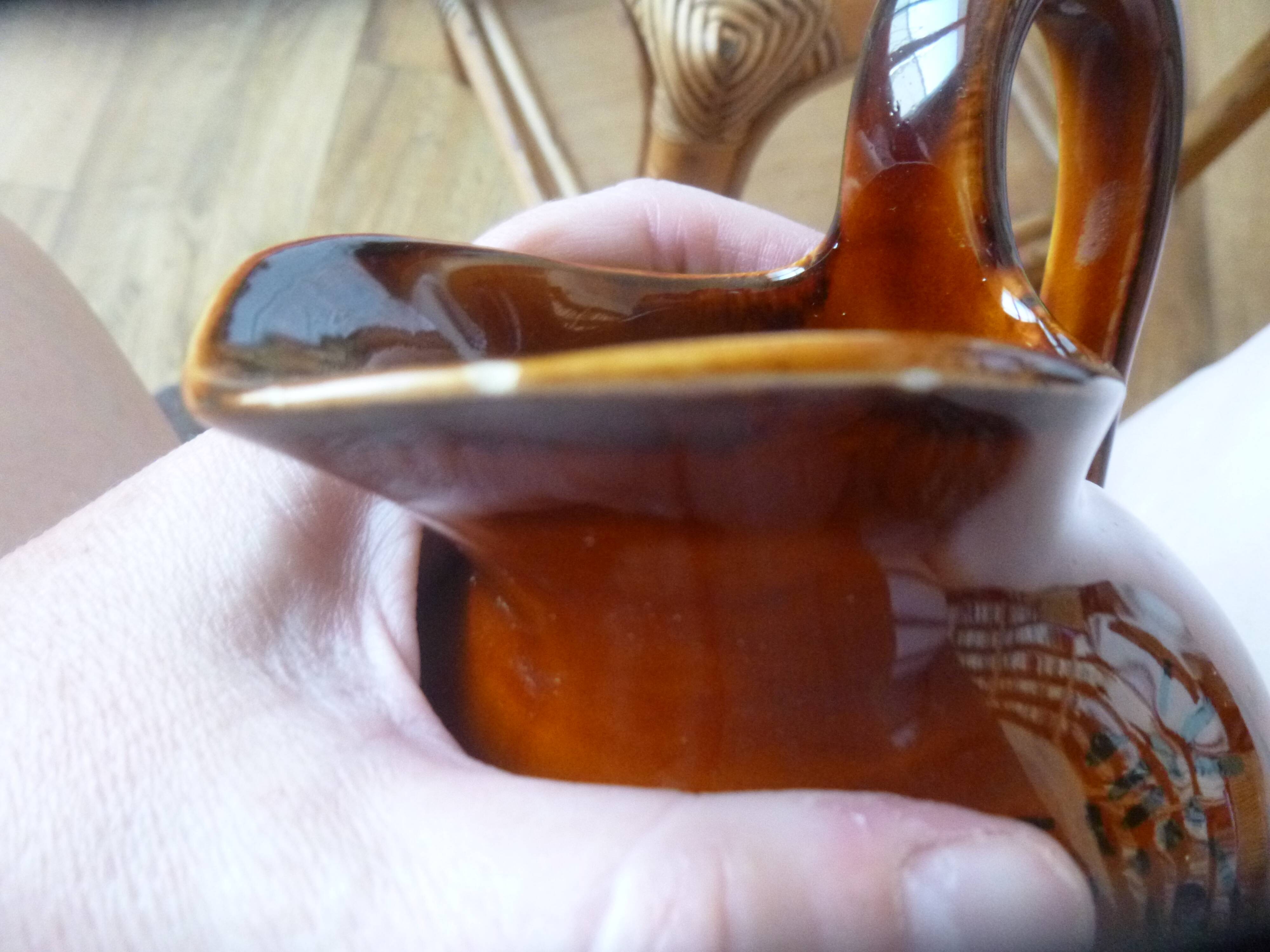 Saint Clément milk jug or small pitcher with marine decor