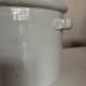 Extra-large white glazed earthenware planter, 1960s Italy