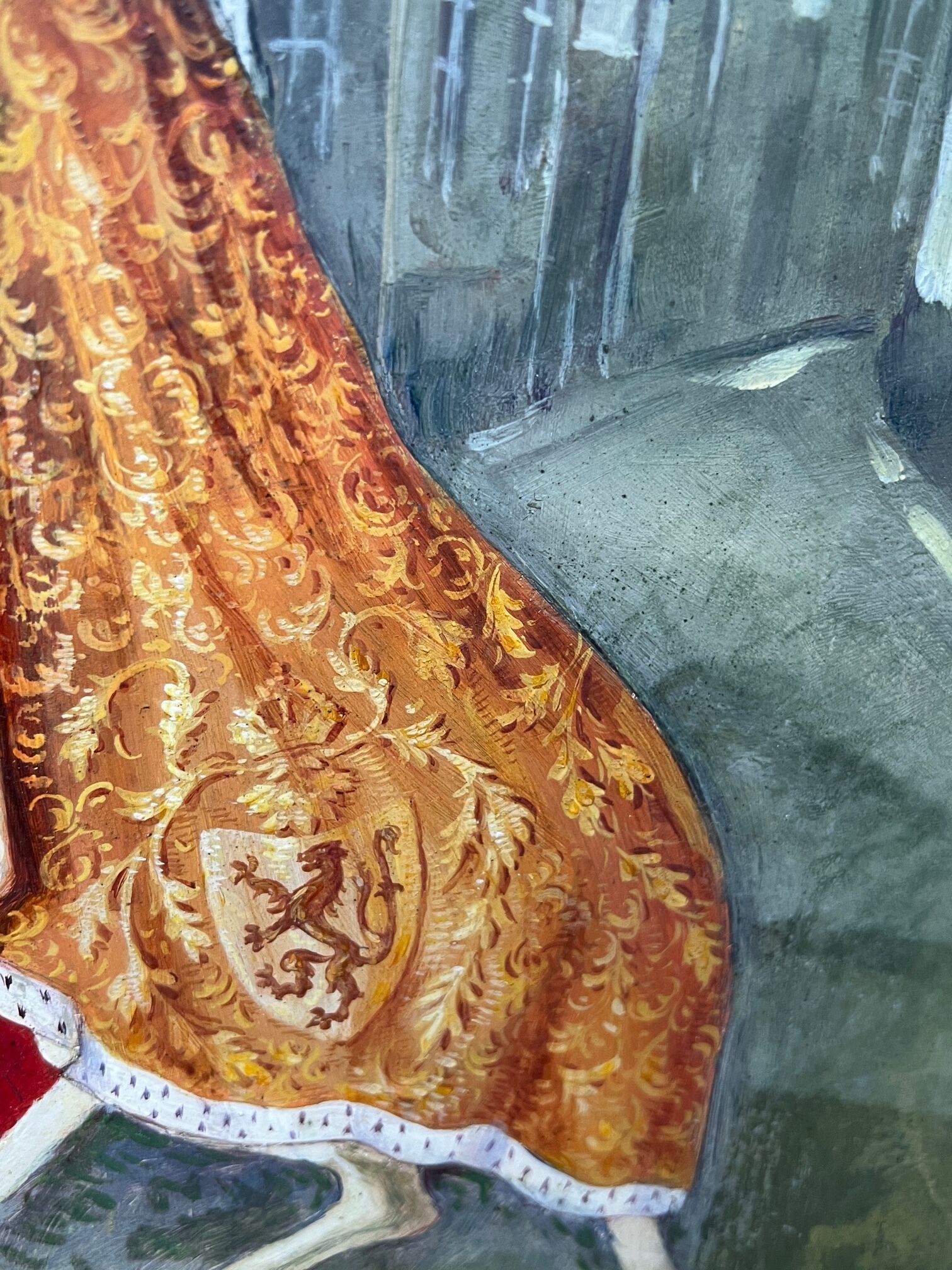 Oil on panel Countess of Flanders