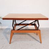 Albert Ducrot portfolio liftable vintage coffee table