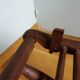 Folding wooden stool