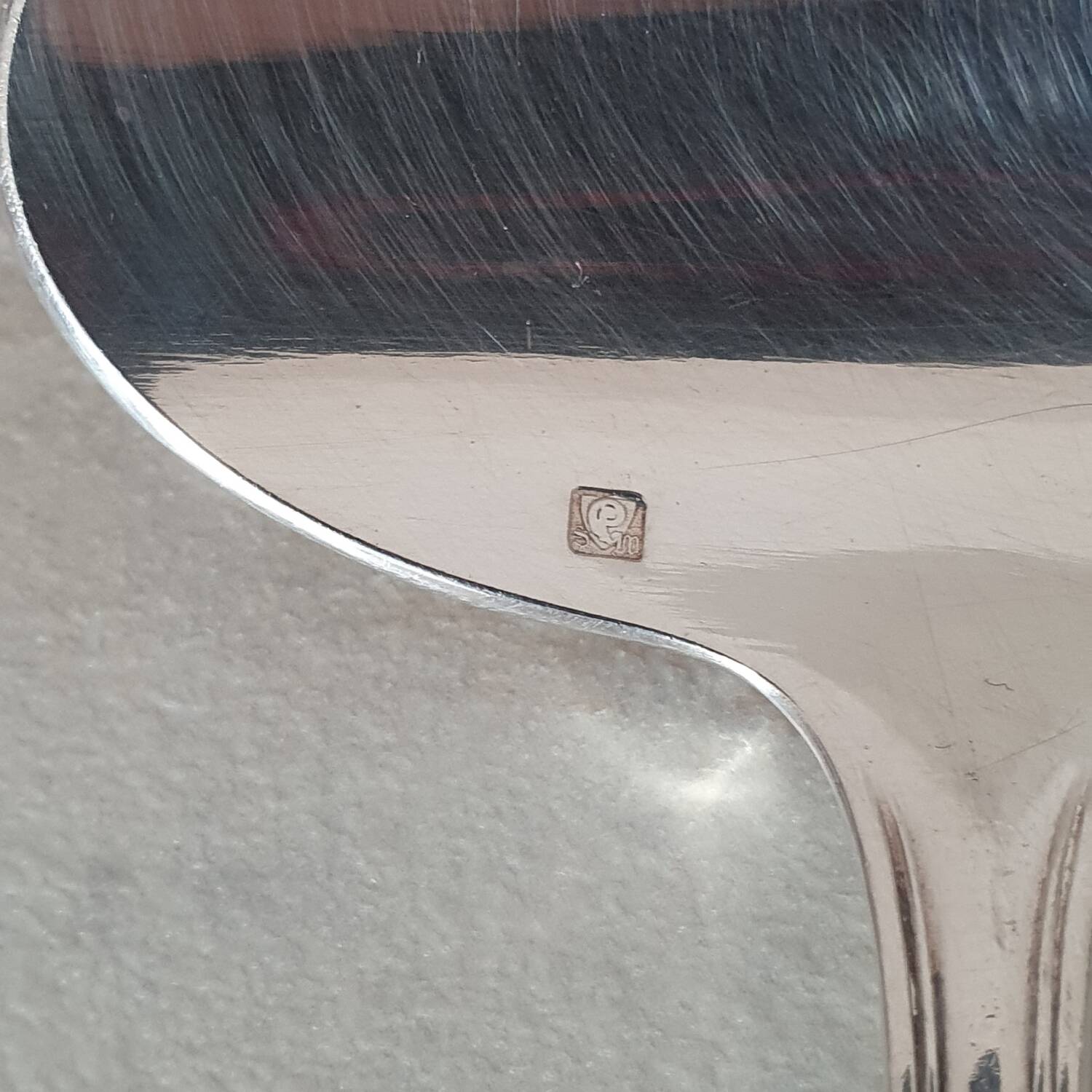 Saint Medard silver-plated porridge spoon