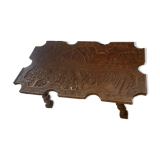 Africanist carved wooden table