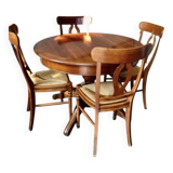 Cherry wood dining room table