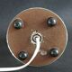 Pied de lampe verre art deco