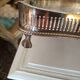 Silver metal tray