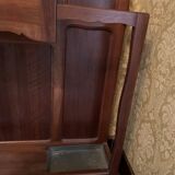 Cloakroom with walnut coat holder