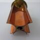 Vintage German Brutalist Candleholder in Copper and Brass, 1960s