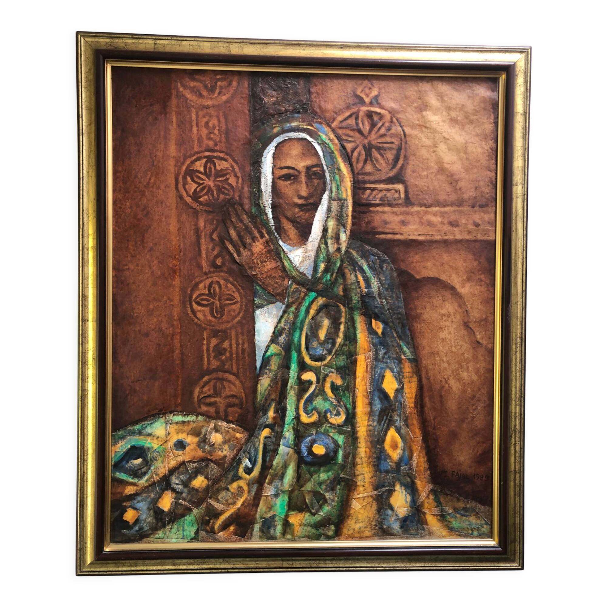 Painting "The Wounded Woman (Who Had Seen Everything)"