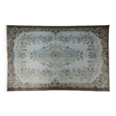 Tapis en laine vintage fait main turc sku v-943