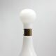Brillo Floor Lamp in White Murano Glass Attributed to Carlo Nason