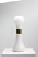 Brillo Floor Lamp in White Murano Glass Attributed to Carlo Nason