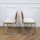 Chaise B32 en tissu rénové