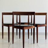 Set of 4 vintage Hans Olsen chairs for Frem Røjle Denmark