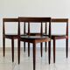 Set of 4 vintage Hans Olsen chairs for Frem Røjle Denmark