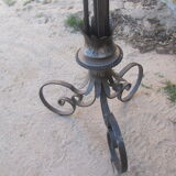 Lampadaire fer forgé années 40