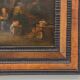 Oil on panel Dutch interior scene Flemish school 19th century
