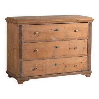 Ancienne commode en bois massif (c.1920) #61